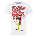 Weiß-Rot - Front - The Flash - "The Scarlet Speedster" T-Shirt für Herren