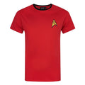 Rot - Front - Star Trek - "Security And Operations Uniform" T-Shirt für Herren