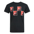 Schwarz-Rot - Front - Plan 9 - "Bad Breaking Watson" T-Shirt für Herren