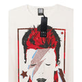 Weiß-Rot - Side - Amplified - "Aladdin Sane" T-Shirt für Damen