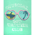 Dunkles Türkis - Lifestyle - Junk Food - "Boy Watcher Club" T-Shirt für Damen