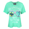 Dunkles Türkis - Front - Junk Food - "Boy Watcher Club" T-Shirt für Damen