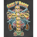 Anthrazit - Side - Amplified - "Skull Cross" T-Shirt für Damen