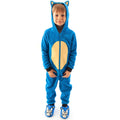 Blau - Back - Sonic The Hedgehog - Schlafanzug für Kinder