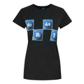 Schwarz-Blau-Weiß - Front - Sherlock - "Bad Breaking" T-Shirt für Damen