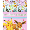 Bunt bedruckt - Close up - Pokemon - Mädchen Rucksack "Besties", Glitzer