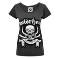 Anthrazit - Front - Amplified - "March" T-Shirt für Damen