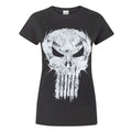 Schwarz - Front - The Punisher - T-Shirt für Damen
