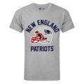 Grau - Front - NFL - "New England Patriots" T-Shirt für Herren