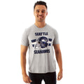 Grau - Back - NFL - "Seattle Seahawks" T-Shirt für Herren