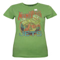 Kellygrün - Front - Junk Food - "New York Jets" T-Shirt für Damen