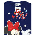 Marineblau - Pack Shot - Minnie Mouse - "Hi" T-Shirt für Mädchen