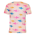 Pink - Back - Baby Shark - T-Shirt, Rundum bedruckt für Mädchen