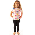 Pink - Side - Baby Shark - T-Shirt, Rundum bedruckt für Mädchen