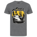 Anthrazit meliert - Front - Fast & Furious - T-Shirt für Herren