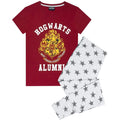 Rot-Grau - Front - Harry Potter - "Alumni" Schlafanzug für Damen