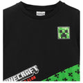 Schwarz - Side - Minecraft - T-Shirt für Kinder