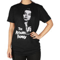 Schwarz - Back - The Addams Family - T-Shirt für Damen