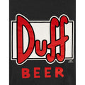 Schwarz-Grau - Pack Shot - The Simpsons - "Duff Beer" Schlafanzug für Herren