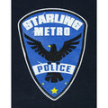 Marineblau - Side - Arrow - "Starling City Metro Police" Kapuzenpullover, Durchgehender Reißverschluss für Herren