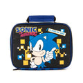 Blau-Schwarz-Orange - Side - Sonic The Hedgehog - Brotzeittasche "Retro Style Gaming"