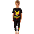 Schwarz - Back - Pokemon - Schlafanzug mit langer Hose für Jungen