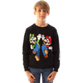 Schwarz - Side - Super Mario - Sweatshirt für Jungen