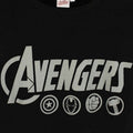 Schwarz-Grau - Close up - The Avengers - Schlafanzug für Herren