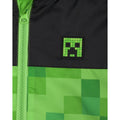 Grün-Schwarz - Lifestyle - Minecraft - Jacke, wasserfest, mit Kapuze für Jungen