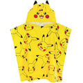 Gelb - Front - Pokemon - Handtuch mit Kapuze für Kinder