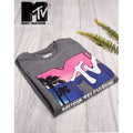 Grau meliert - Back - MTV - "Logo" T-Shirt für Damen