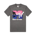 Grau meliert - Front - MTV - "Logo" T-Shirt für Damen