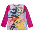Pink-Grau - Side - Pokemon - Schlafanzug für Mädchen
