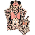 Pink - Front - Disney - Badeanzug und Poncho Set für Mädchen