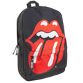 Schwarz-Rot - Front - Rock Sax - Rucksack "Tongue", The Rolling Stones