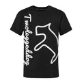 Schwarz - Front - Two Legged Dog - T-Shirt für Jungen