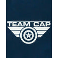 Blau - Lifestyle - Captain America Civil War - "Team Cap" T-Shirt für Mädchen