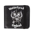 Schwarz-Weiß - Front - Rock Sax - "MH England Warpig Logo" Motorheads Brieftasche
