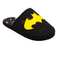 Schwarz-Gelb - Front - Batman - Herren Hausschuhe, Verwaschenes Logo