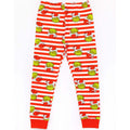 Blau-Grün-Weiß-Rot - Pack Shot - The Grinch - Schlafanzug für Kinder - weihnachtliches Design
