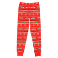 Grau-Rot - Lifestyle - Friends - Schlafanzug für Mädchen - weihnachtliches Design