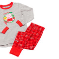 Rot-Grau - Pack Shot - Peppa Pig - Schlafanzug für Mädchen - weihnachtliches Design