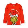 Rot-Grün-Weiß - Side - The Grinch - Schlafanzug für Kinder - weihnachtliches Design