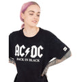Schwarz - Lifestyle - AC-DC - "Back In Black" T-Shirt für Herren-Damen Unisex