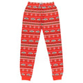 Grau-Rot - Side - Friends - Schlafanzug für Herren - weihnachtliches Design