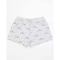 Marineblau-Hellgrau - Side - Snoopy - Schlafanzug mit Shorts für Damen