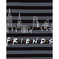 Grau-Schwarz - Side - Friends - Nachthemd für Damen