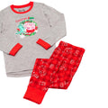 Rot-Grau - Pack Shot - Peppa Pig - Schlafanzug für Jungen - weihnachtliches Design