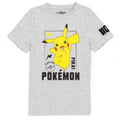 Grau - Front - Pokemon - T-Shirt für Kinder