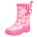Pink - Front - Barbie - Kinder Gummistiefel